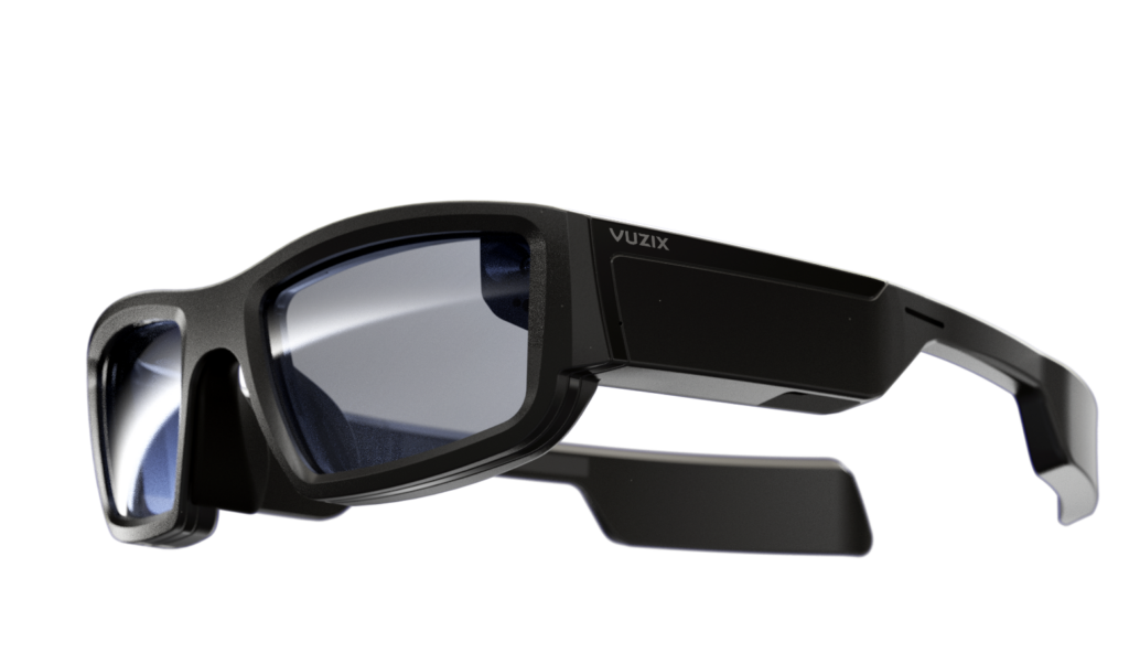 Die professionelle AR-Brille Vuzix Blade 2 von links