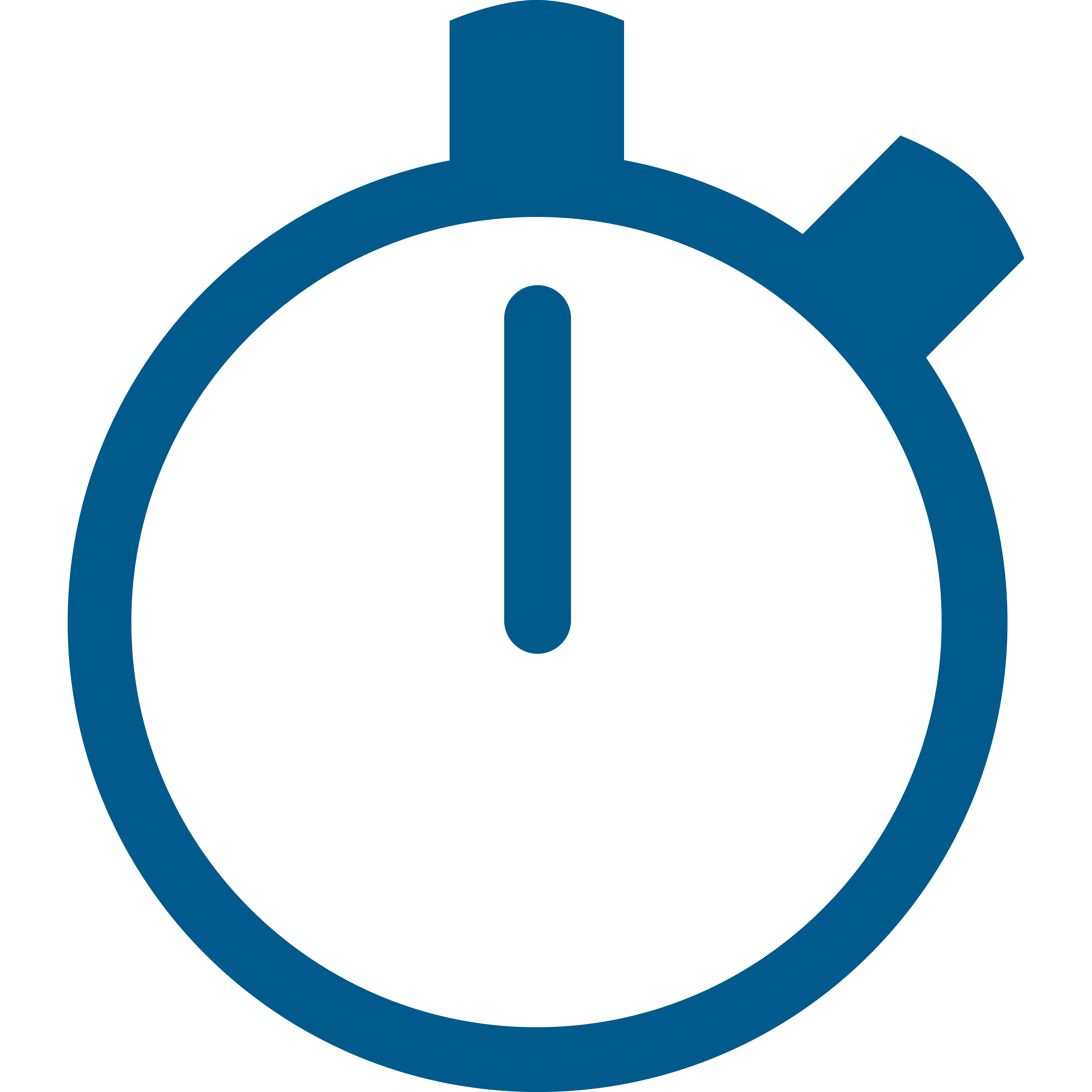 clock icon blue
